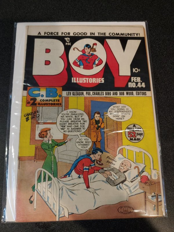 ​BOY ILLUSTORIES No. 44 1948 Golden Age Comic Book