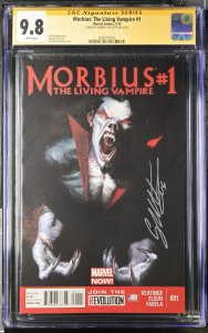 Morbius : The Living Vampire (2013) # 1 (CGC SS 9.8) Signed Gabriele Dell'otto