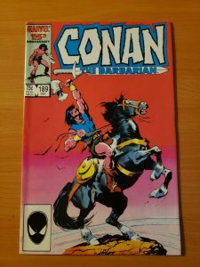Conan The Barbarian #189 Direct Market Edition ~ NEAR MINT NM ~ 1986 Marvel