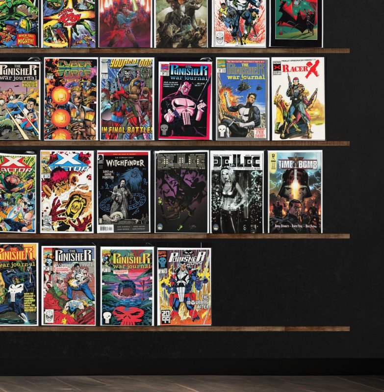 Huge Lot 150+ Comics with X-Factor, Racer X, The Punisher, X-Force & More!