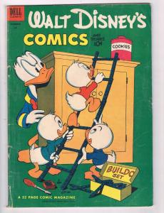 Walt Disney's Comics #147 VG Dell Comic Book 1952 DE5