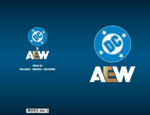 DC X AEW #1 (Of 2) CVR D Logo Card Stock Var