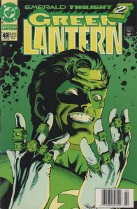 Green Lantern (3rd Series) #49 (Newsstand) FN ; DC | Emerald Twilight 2