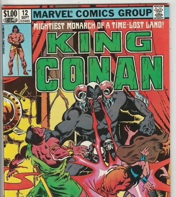 King Conan # 12 Strict NM- Artist Ricardo Villomante Inks