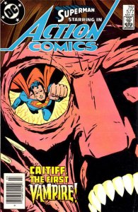 Action Comics #577 (Newsstand) VG ; DC | low grade comic Superman 1986 The First