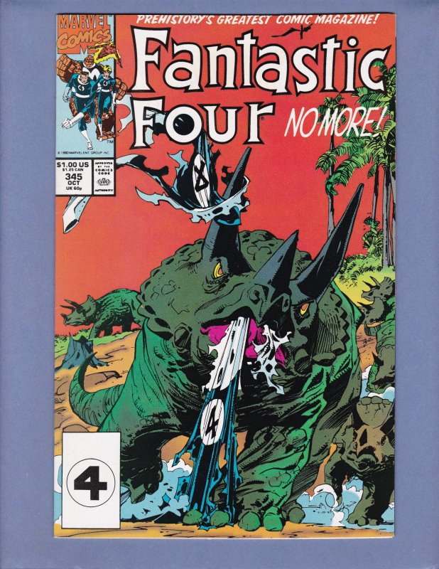 Fantastic Four #345 VF Marvel 1990