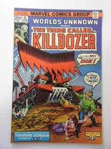 Worlds Unknown #6 (1974) FN Condition! MVS intact! 1/2 in tear fc