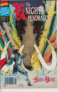 KNIGHTS OF PENDRAGON #2 (1990) Glossy NM w/poster!