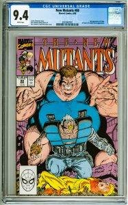 The New Mutants #88 (1990) CGC 9.4! 2nd Appearance of Cable!