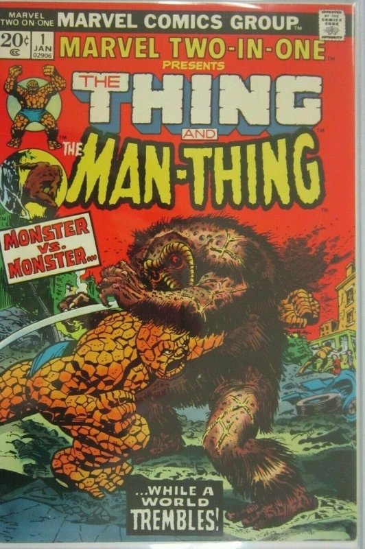 The Thing And The Man Thing  #1 -5.5 FN- (1974)