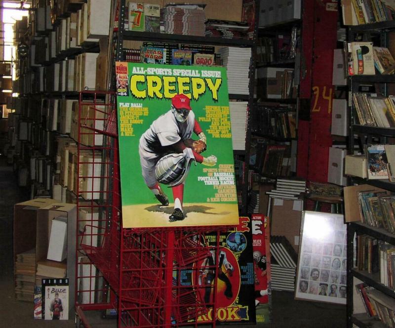 CREEPY #84 classic cover 1970s Grenade BASEBALL POSTER