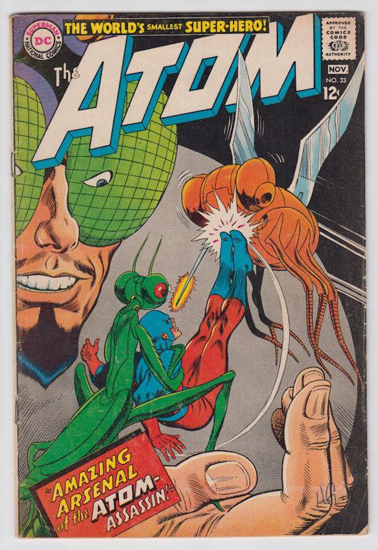 The Atom #33 (Oct-Nov 1967, DC) Fine- condition