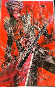 Spider-Punk Arms Race #1 Gator Guard Exclusive Virgin Marvel 2024 EB254