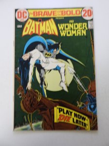 The Brave and the Bold #105 (1973) FN+ condition stain back cover