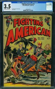 Fighting American #5 (1954) CGC 3.5 VG-