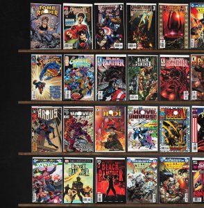 Huge Lot 140+ Comics with Black Panther, Slingers, Justice League & More!