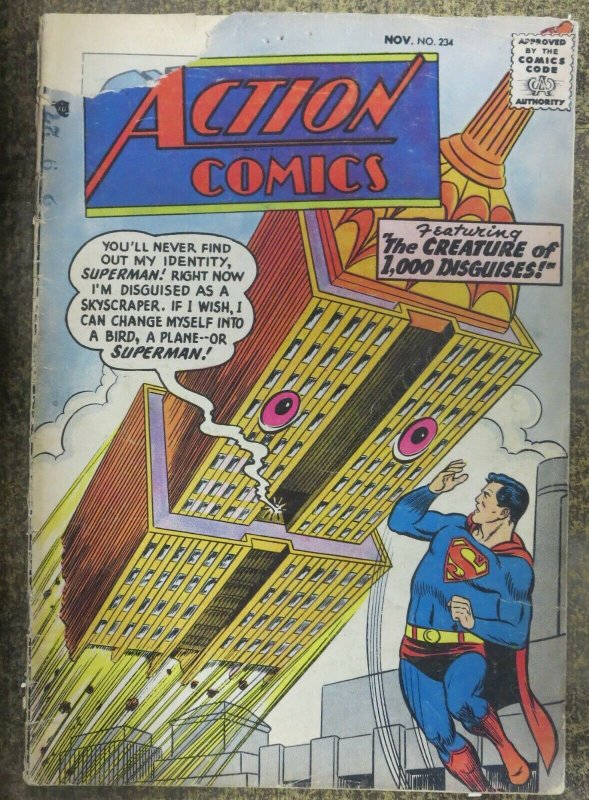 ACTION COMICS #234 (DC, 11/1957) FAIR-GOOD (FR-GD)  Otto Binder, Wayne Boring