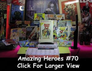 AMAZING HEROES 70 VG-F BRAVE AND BOLD INDEX,GOLDEN AGE