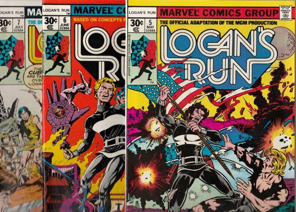 Logan's Run Set ( Highlight issue #6 Thanos!!!) #1to7 (Jan-77) NM Super-High-...