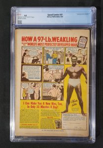 Speed Comics #37 - Ed Wheelan Art /Rudy Palais Cover / Golden Age (CGC 4.0) 1945