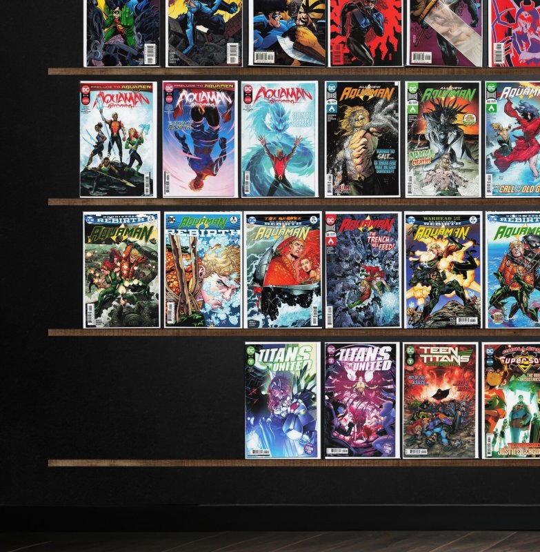 Huge Lot 150+ Comics with Nightwing, Aquaman, Titans United & More!