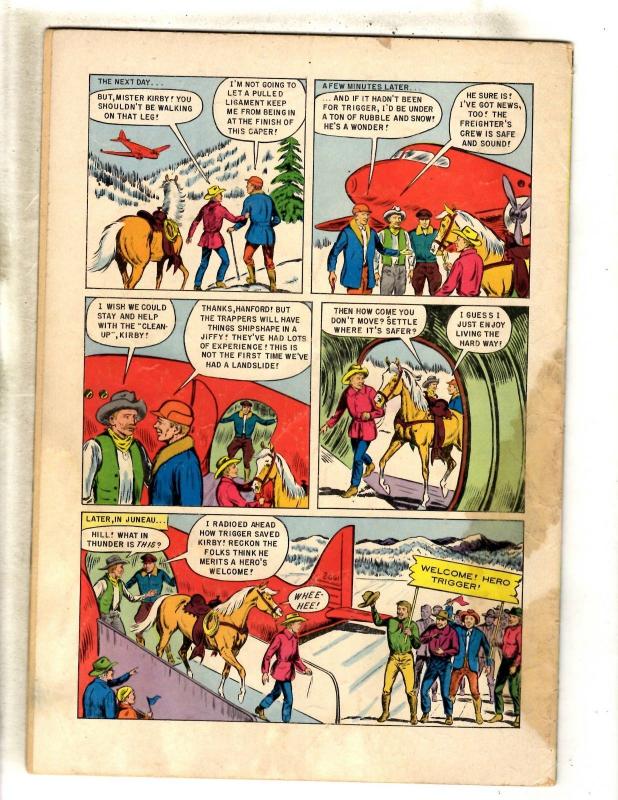 Roy Rogers Trigger # 15 VG/FN Dell Silver Age Comic Book Western Cowboy JL16
