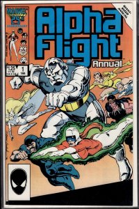 Alpha Flight Annual #1 Direct Edition (1986) Alpha Flight