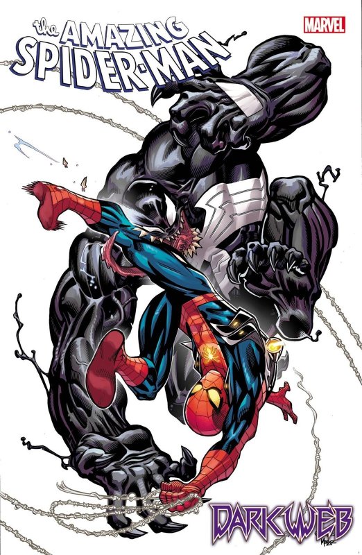 Amazing Spider-man #15 Dark Web Var (Dark Web Var) Marvel Prh Comic Book 2022
