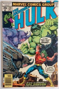 Incredible Hulk #218