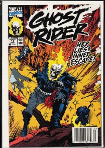 Ghost Rider #11 Newsstand Edition (1991) Ghost Rider
