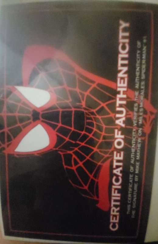 Miles Morales: Spider-Man #1 Mayhew Virgin Cover (2023) signed
