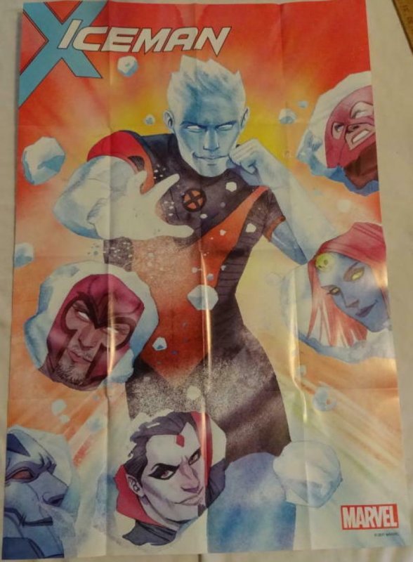 ICEMAN Promo Poster, 24 x 36, 2017, MARVEL, Unused more in our store 155