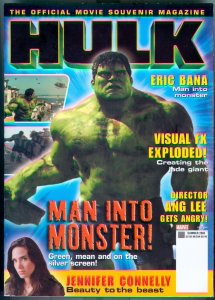 The Hulk - The Official Movie Souvenir Magazine (2003) Vf+