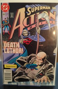 Action Comics #660 Newsstand Edition (1990)