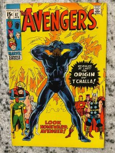 Avengers # 87 NM Marvel Comic Book Black Panther Iron Man Captain America RD1