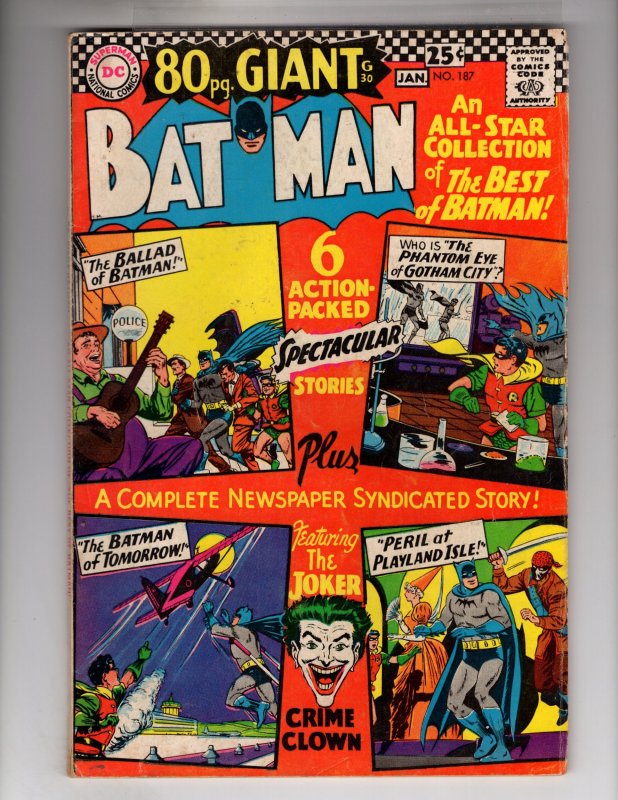 Batman #187 (1966)   / MC#66