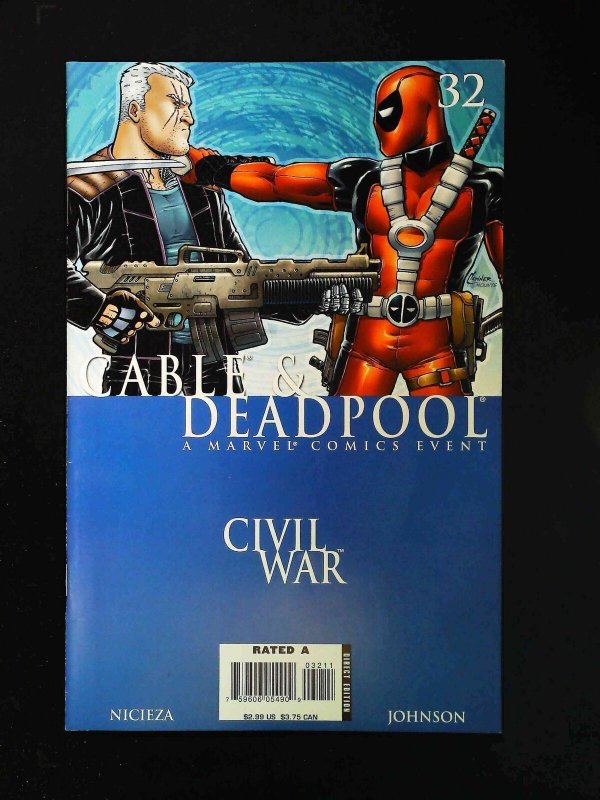 Cable And Deadpool #32  Marvel Comics 2006 Vf/Nm