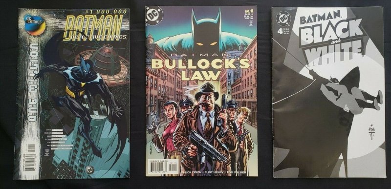 BATMAN 10PC (VF) BATMAN ONE MILLION, BULLOCK'S LAW, BLACK & WHITE 1996-2002
