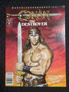 1984 CONAN THE DESTROYER Marvel Super Special Magazine #35 FN+ 6.5 John Buscema