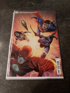 JUSTICE LEAGUE LAST RIDE #1 CVR B MIGUEL MENDONCA CARD STOCK VARIANT