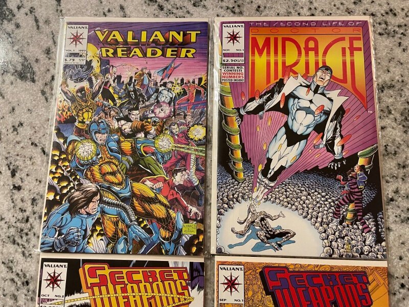 4 Valiant Comics Secret Weapons # 1 2 + Doctor Mirage # 1 + Reader # 1 NM J992