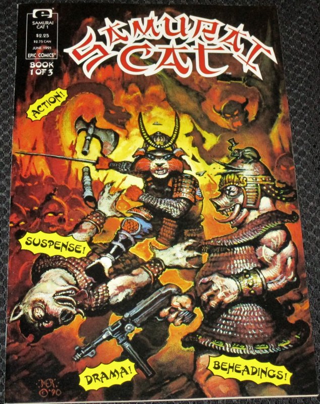 Samurai Cat #1 (1991)