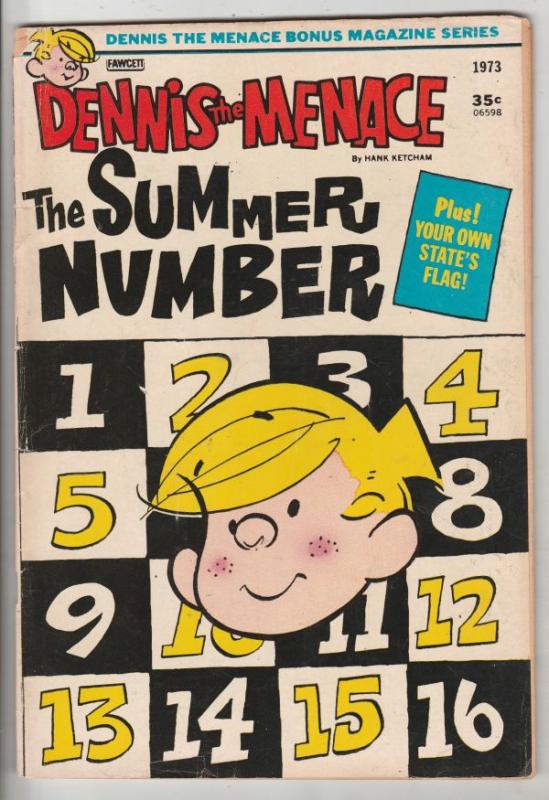 Dennis the Menace Bonus Magazine Series #6598 (Jul-73) FN Mid-Grade Dennis