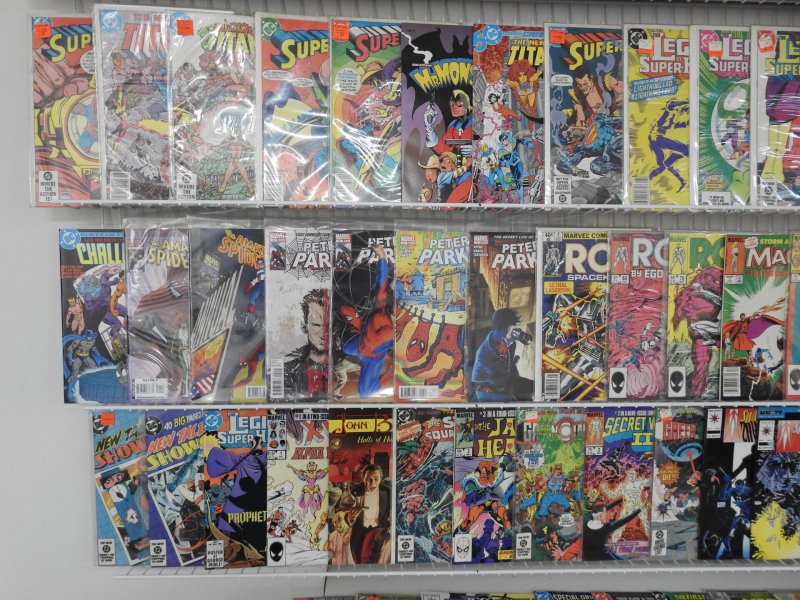 Huge Lot 160+ W/Spider-Man,  Teen Titans, Superman+ Avg VF- Condition!