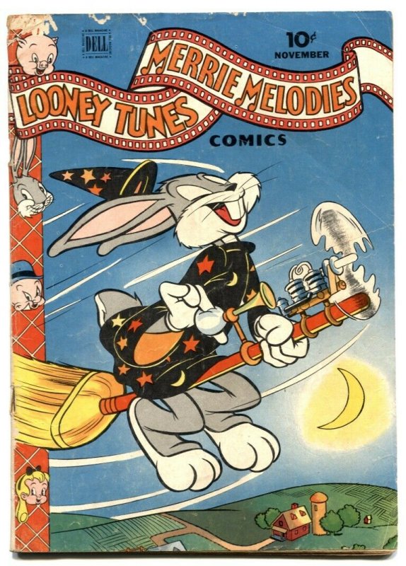 Looney Tunes and Merry Melodies #37 1944- Dell Comics VG