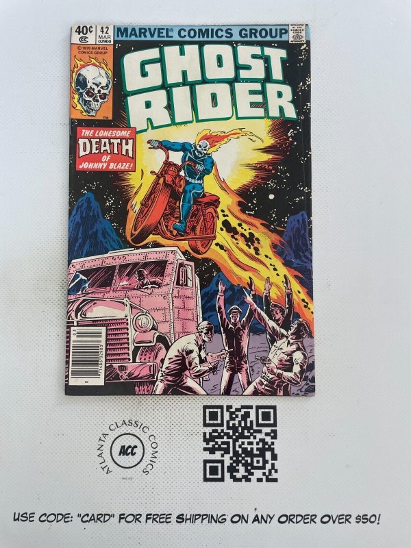 Ghost Rider # 42 VF- Marvel Comic Book Johnny Blaze Avengers X-Men Hulk 4 SM13