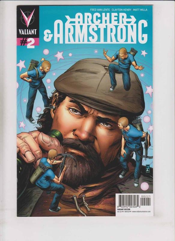 Archer & Armstrong vol. 2 #2 VF patrick zircher variant 1:25 valiant comics rare