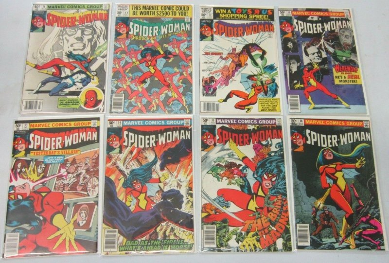 Spider-Woman from:#9-48 27 difference avg 6.0 FN (1978-83)