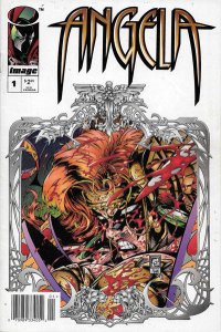 Angela #1 (Newsstand) FN ; Image | Neil Gaiman Greg Capullo