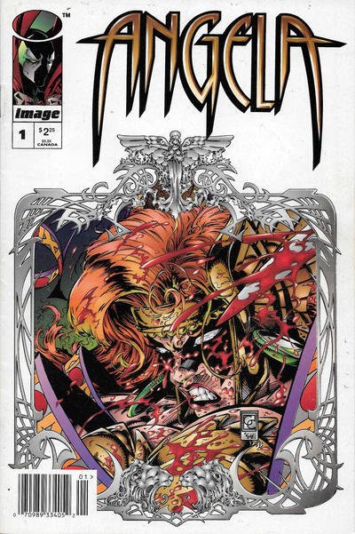 Angela #1 (Newsstand) FN ; Image | Neil Gaiman Greg Capullo